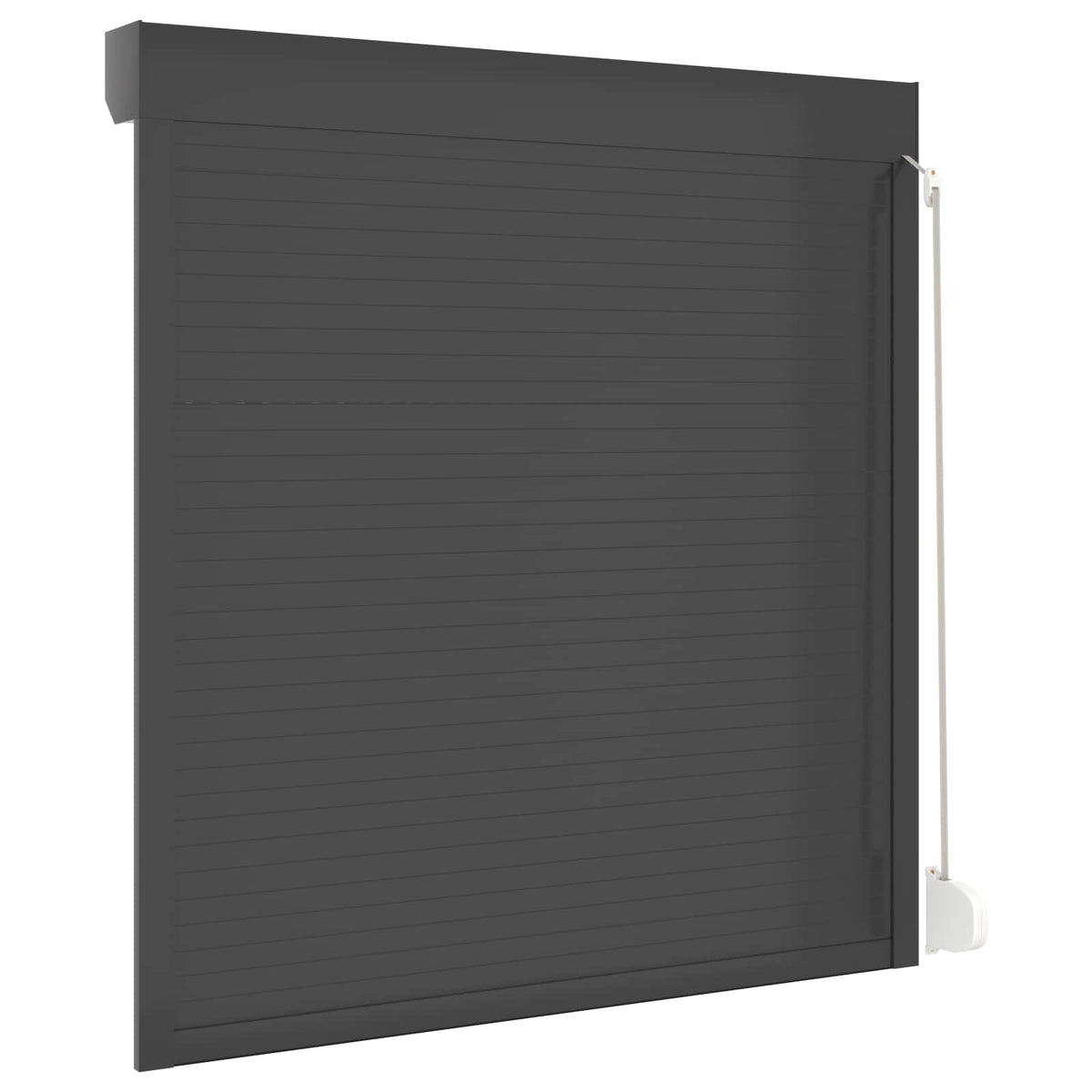Rullegardin Antracit 140 x 150 cm Aluminium og Polyurethan