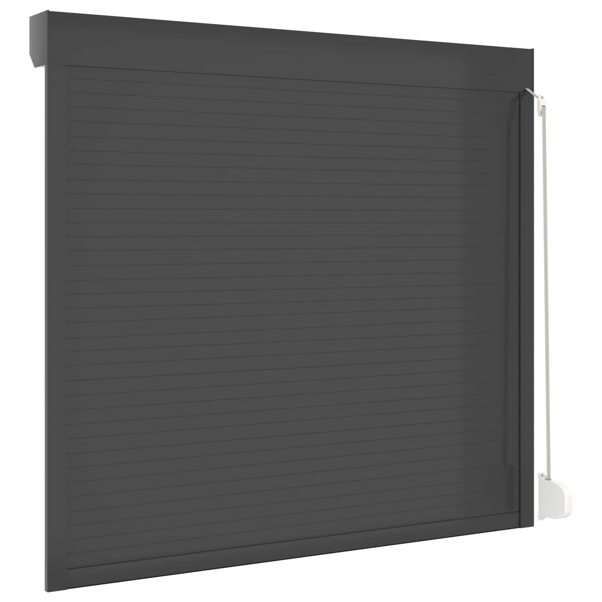 Rullegardin Antracit 160 x 150 cm Aluminium og Polyurethan