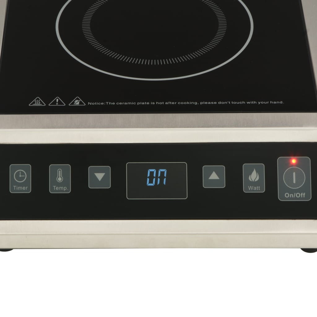 elektrisk induktionskogeplade med touch-panel 3500 W