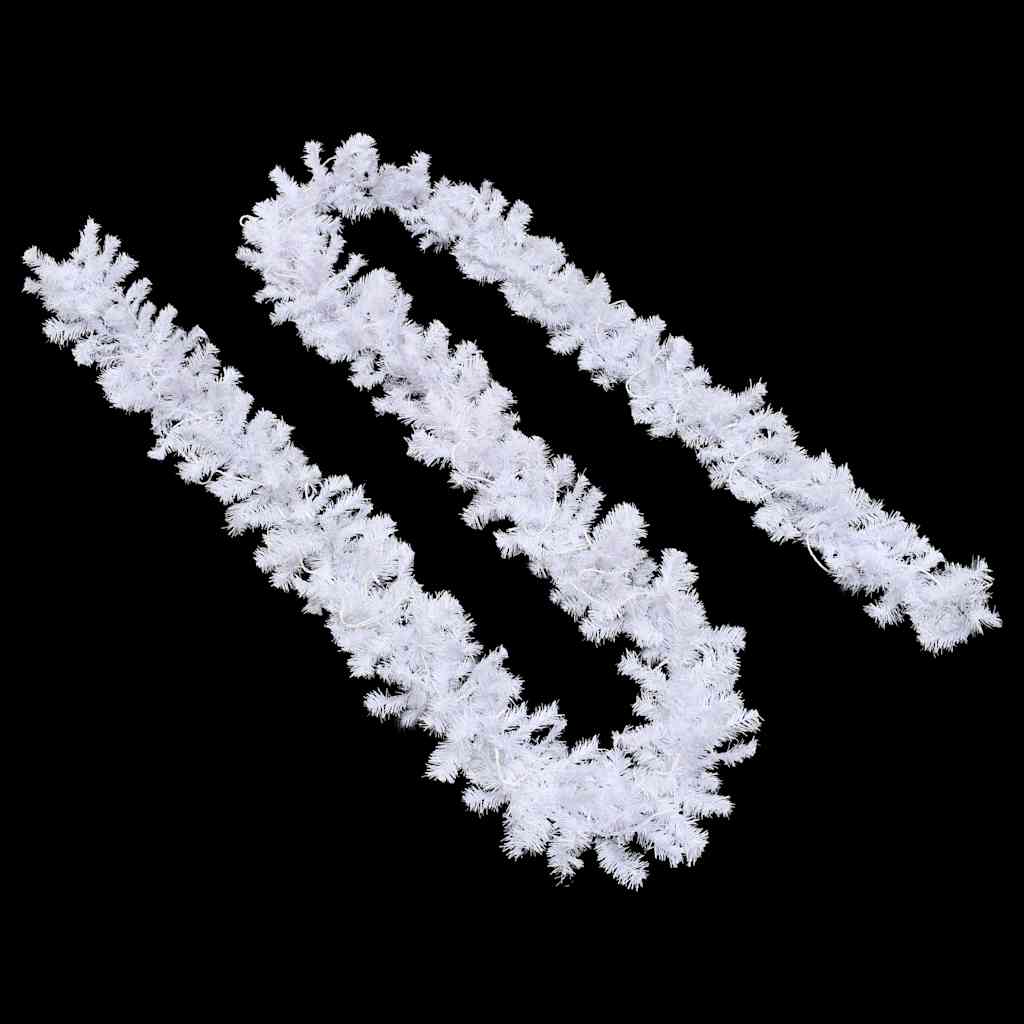 juleguirlande med LED-lys 5m hvid