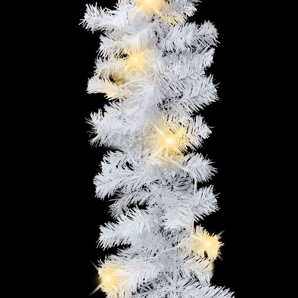 juleguirlande med LED-lys 20 m hvid