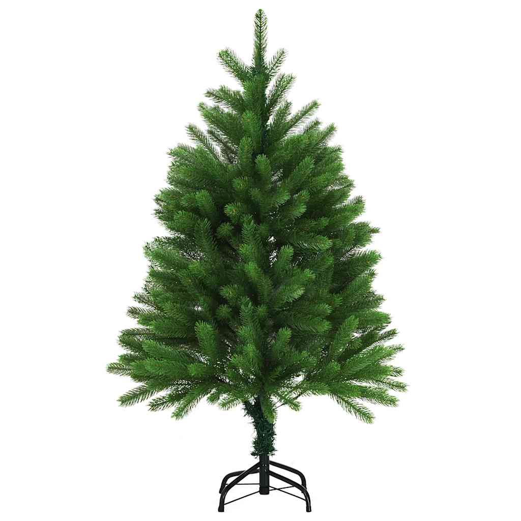 kunstigt juletræ med naturtro nåle 120 cm grøn