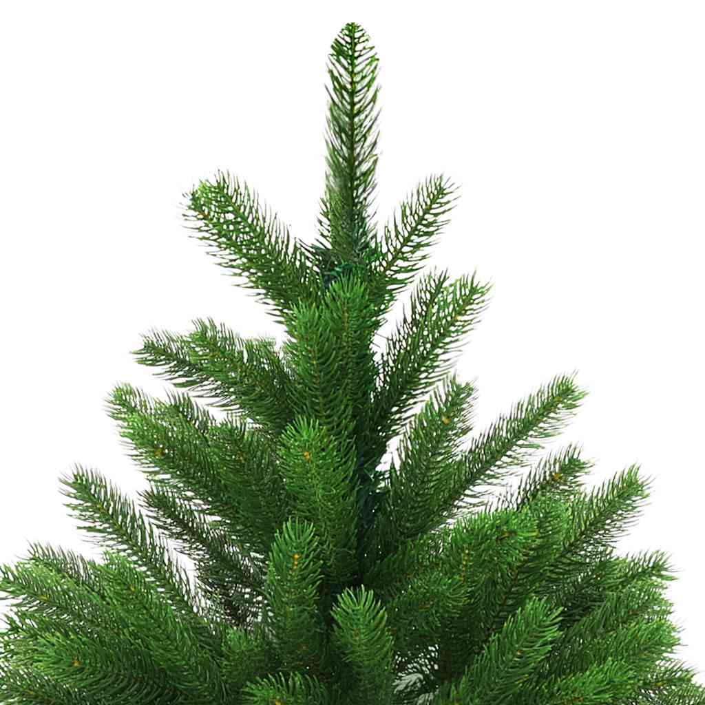 kunstigt juletræ med naturtro nåle 120 cm grøn