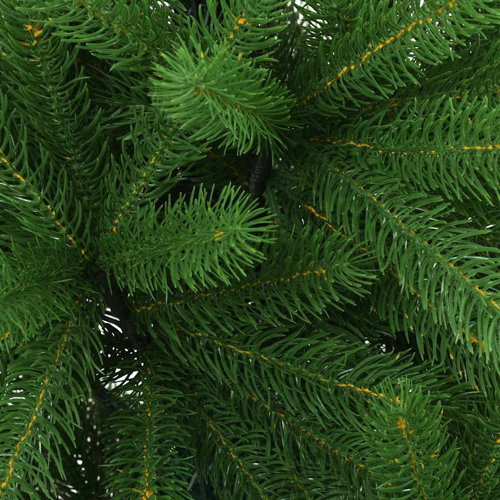 kunstigt juletræ med naturtro nåle 120 cm grøn