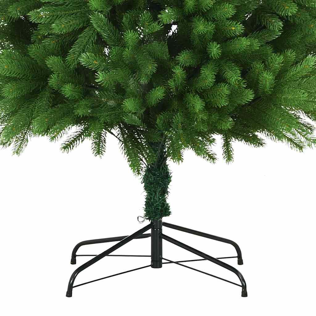kunstigt juletræ med naturtro nåle 240 cm grøn