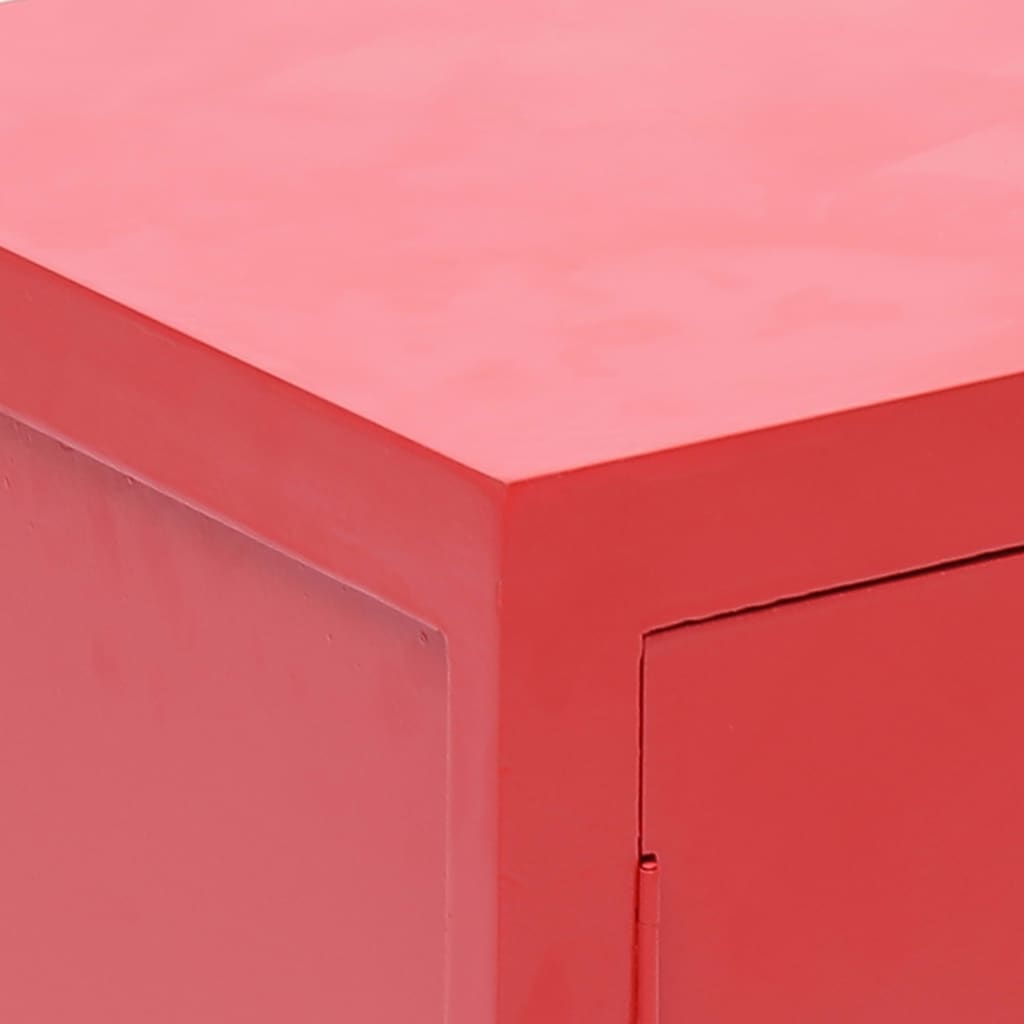 sengebord 38 x 28 x 52 cm kejsertræ rød