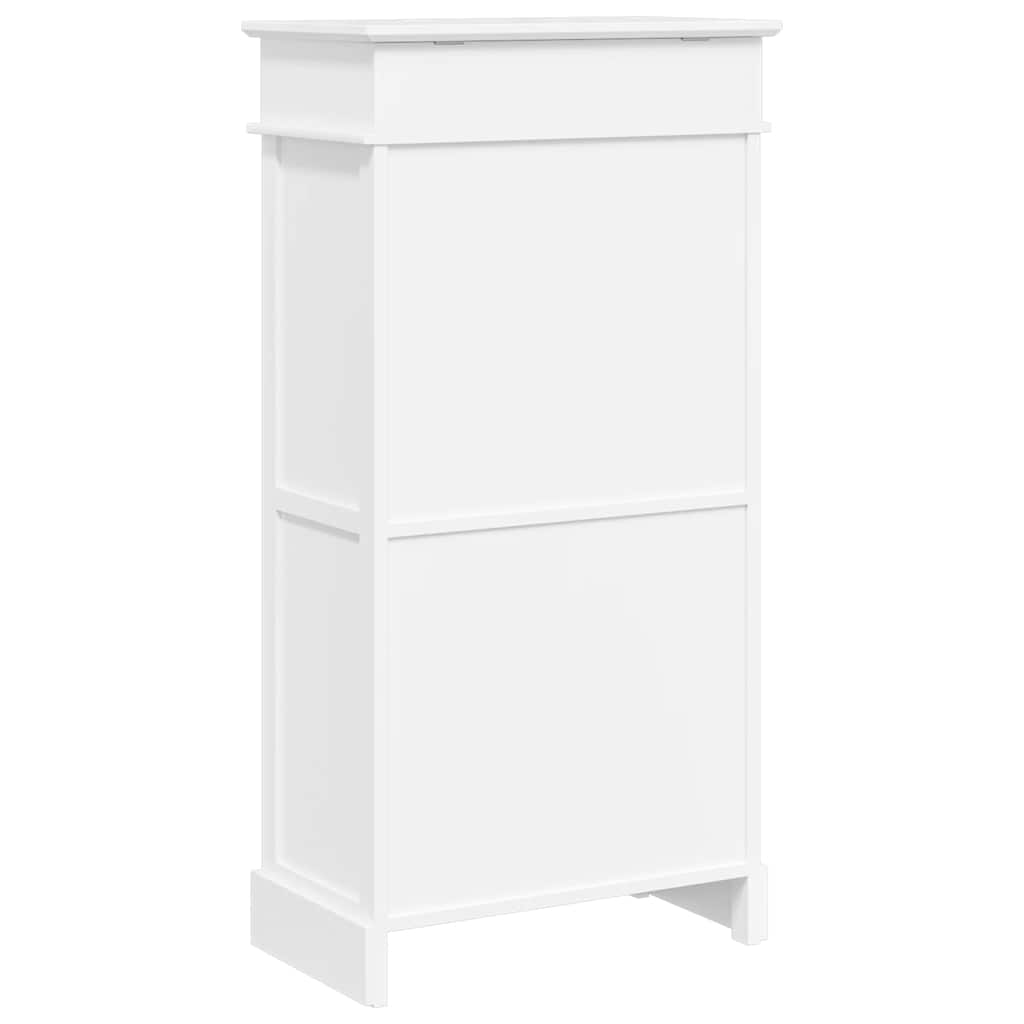 skoskab 50 x 28 x 98 cm kejsertræ hvid