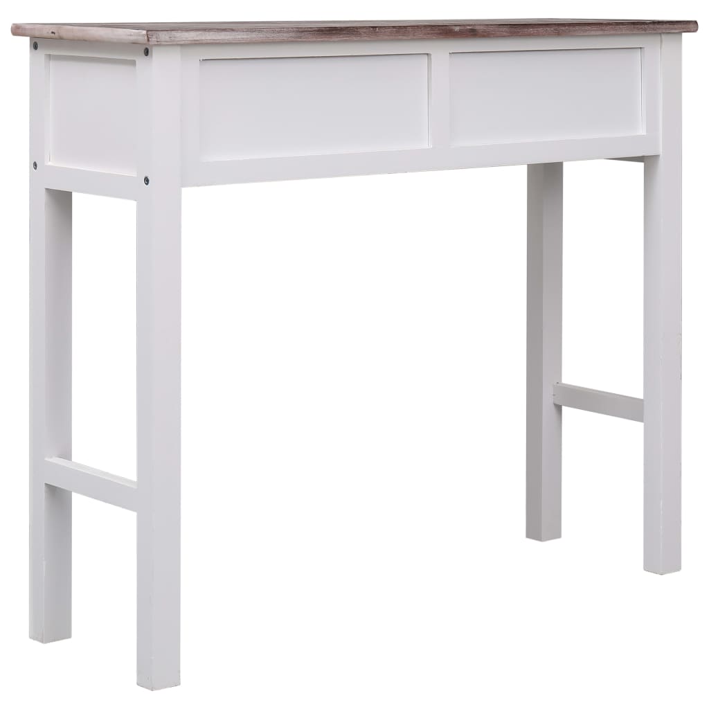 konsolbord 90 x 30 x 77 cm  træ brun
