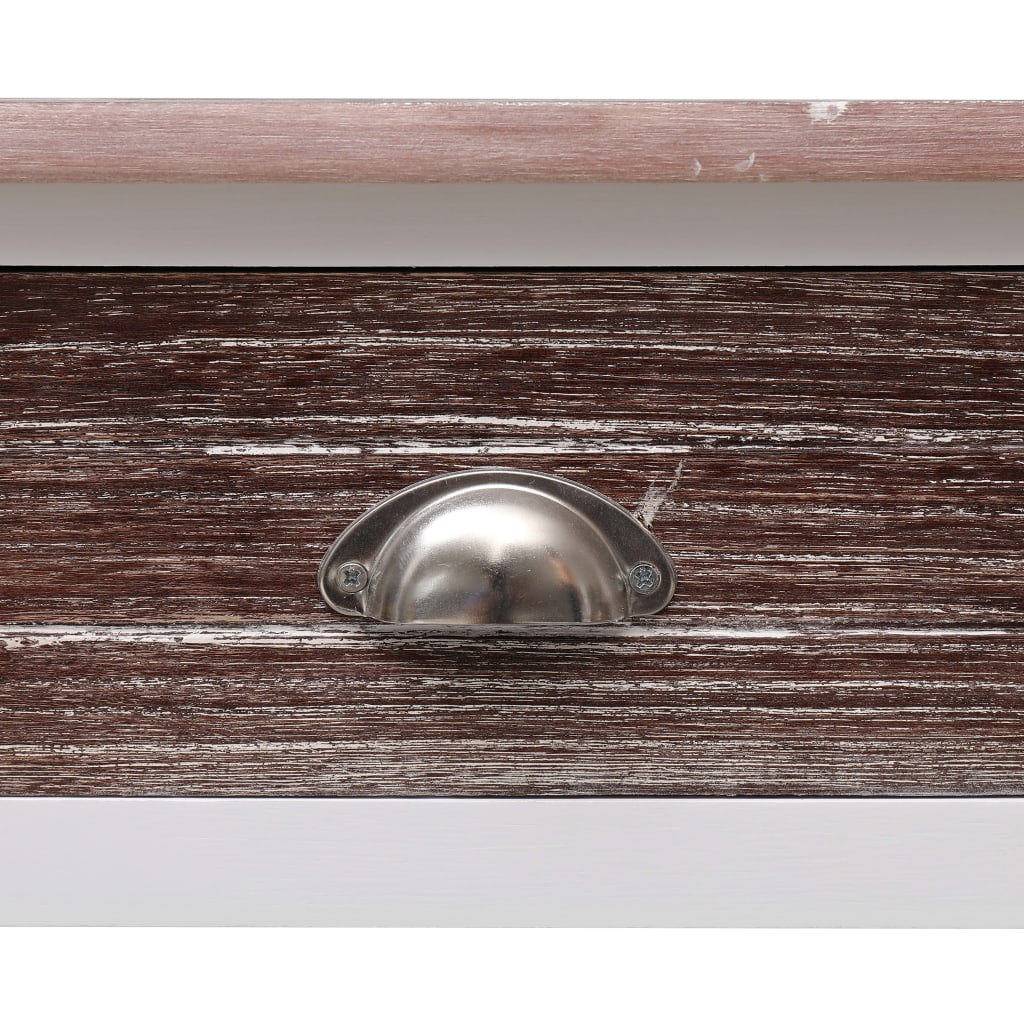 konsolbord 90 x 30 x 77 cm  træ brun