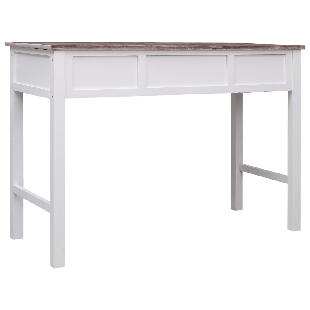 skrivebord 110 x 45 x 76 cm træ brun