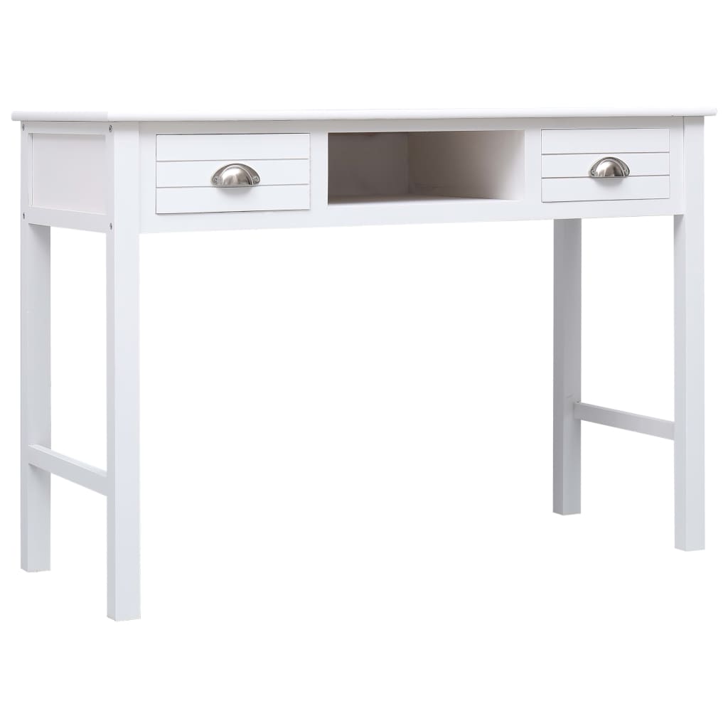 skrivebord 110 x 45 x 76 cm træ hvid