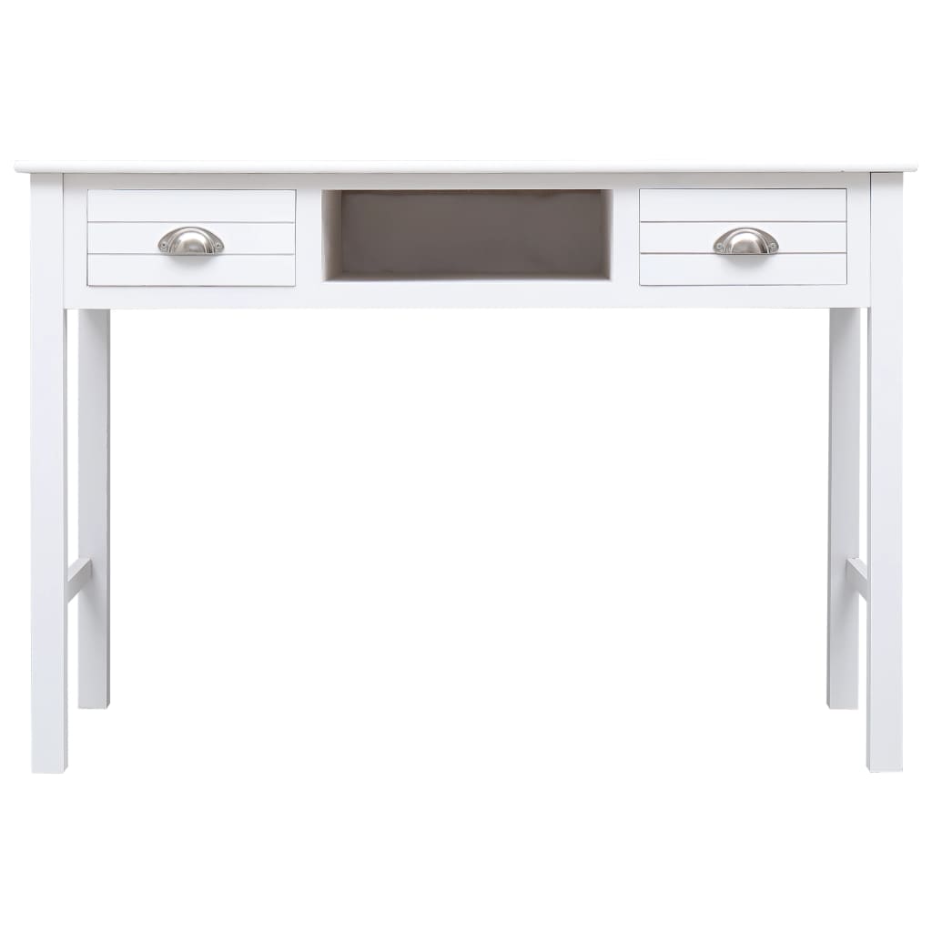 skrivebord 110 x 45 x 76 cm træ hvid
