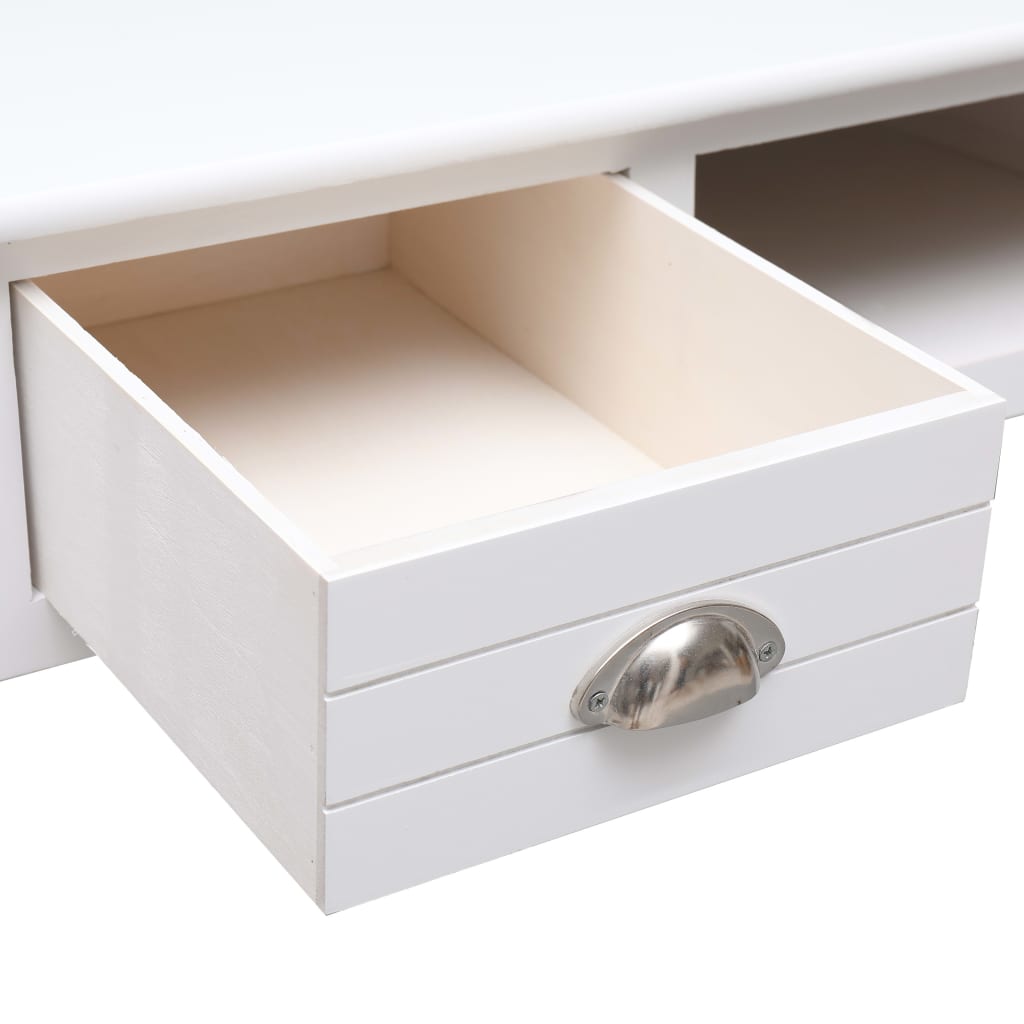 skrivebord 110 x 45 x 76 cm træ hvid