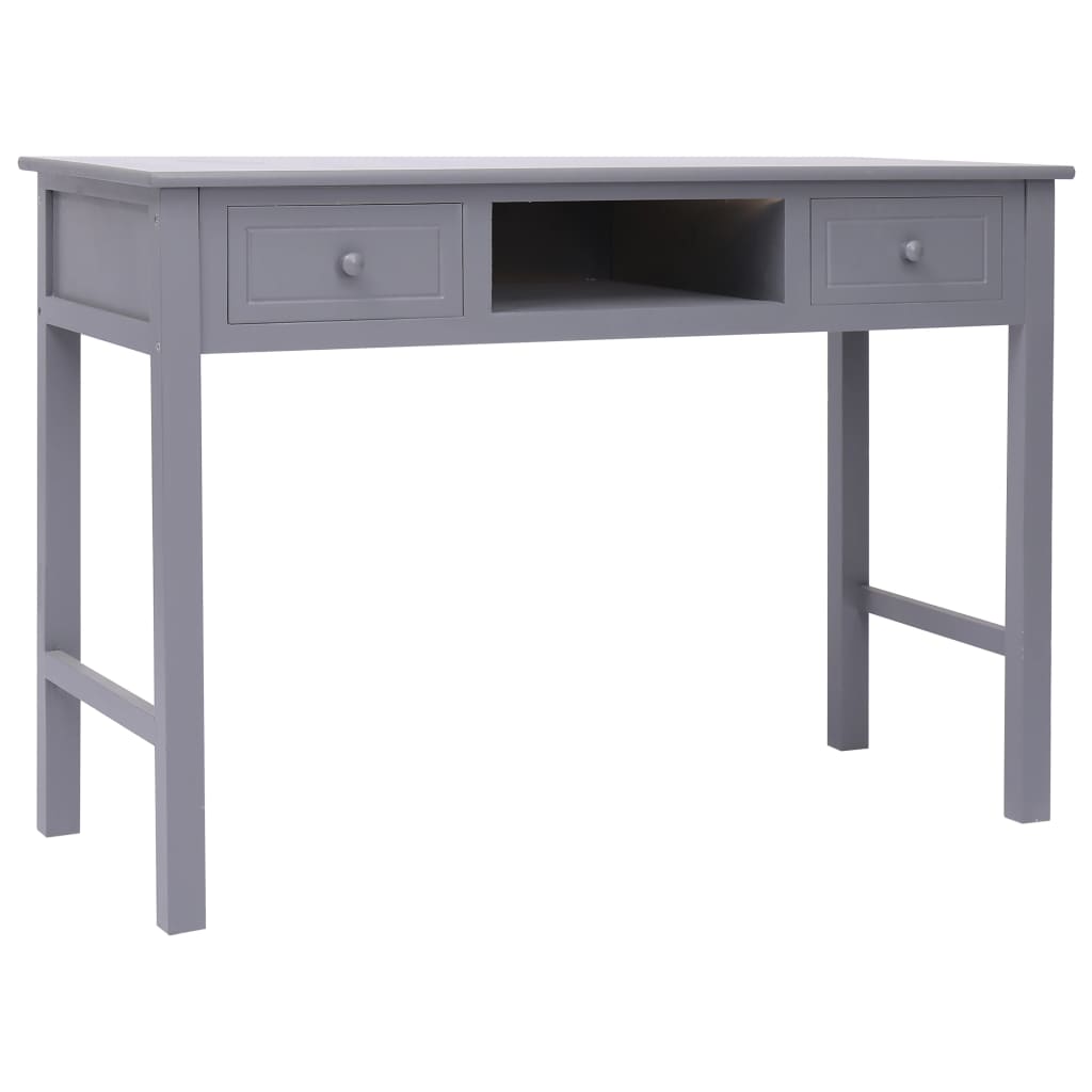 skrivebord 110 x 45 x 76 cm træ grå