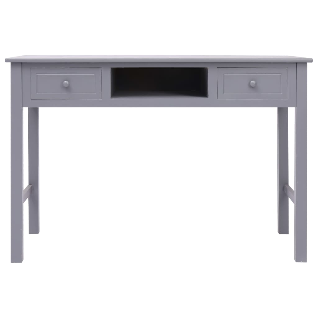 skrivebord 110 x 45 x 76 cm træ grå