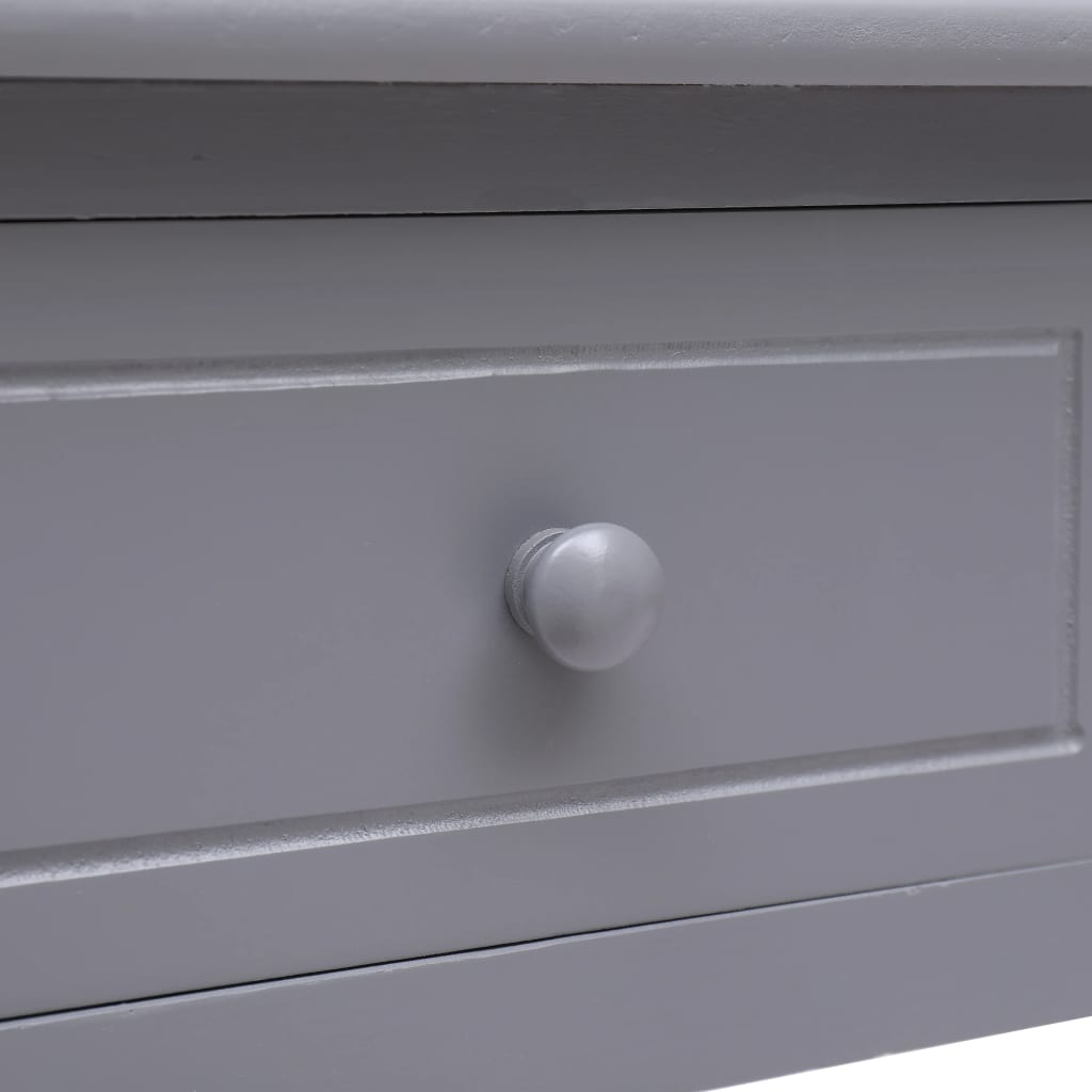 skrivebord 110 x 45 x 76 cm træ grå