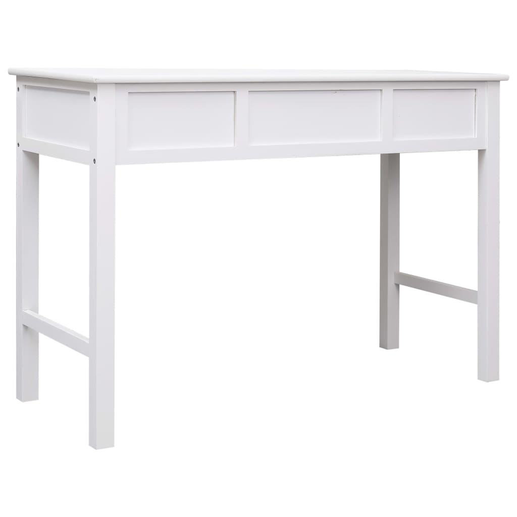 skrivebord 110 x 45 x 76 cm træ hvid