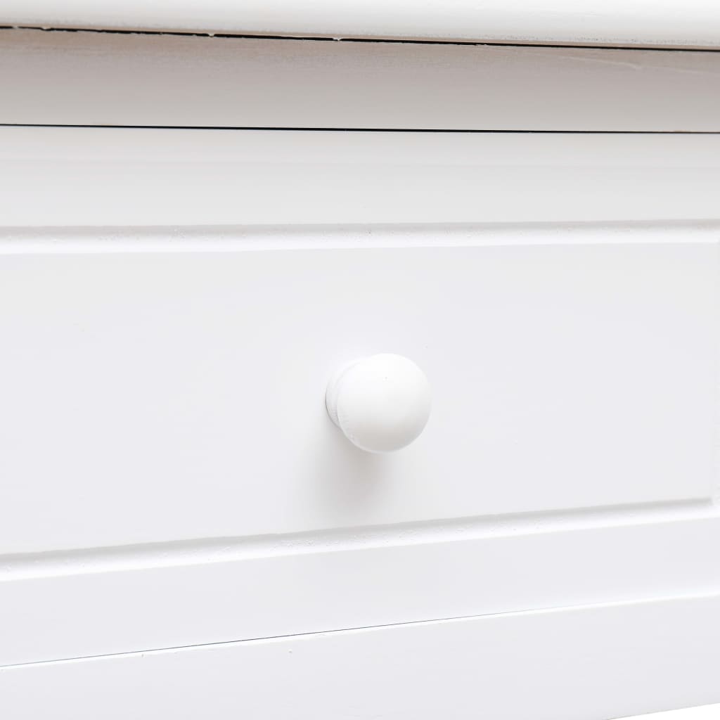 skrivebord 110 x 45 x 76 cm træ hvid