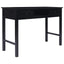 skrivebord 110 x 45 x 76 cm træ sort