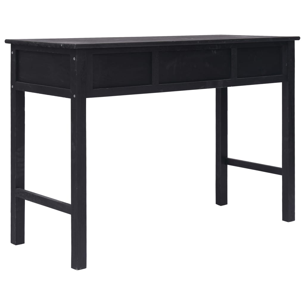 konsolbord 110 x 45 x 76 cm træ sort