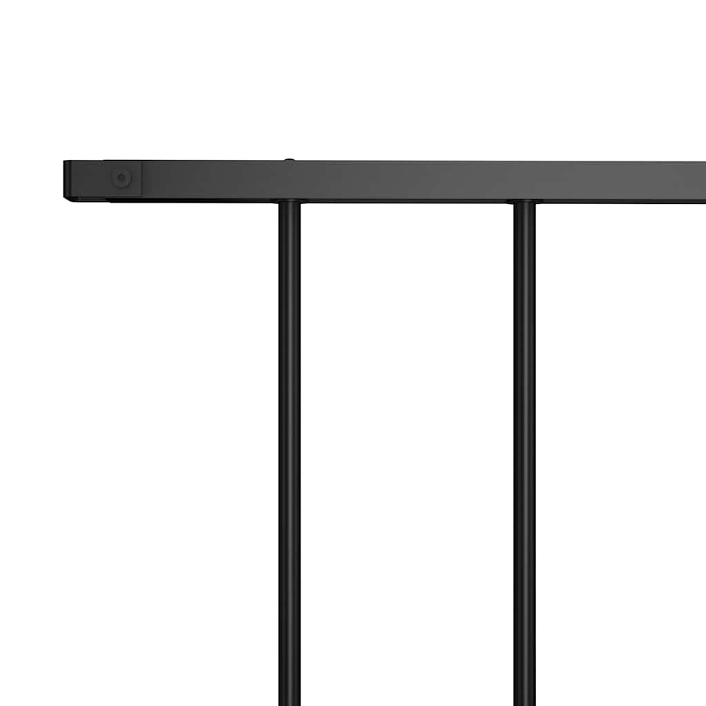hegnspanel Woerden Pulverlakeret stål 163x75 cm sort