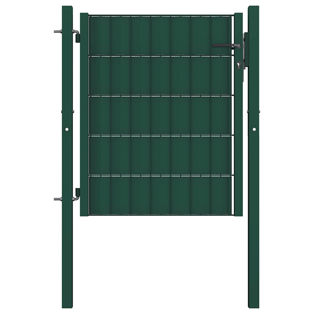 hegnslåge PVC og stål 100x100 cm grøn