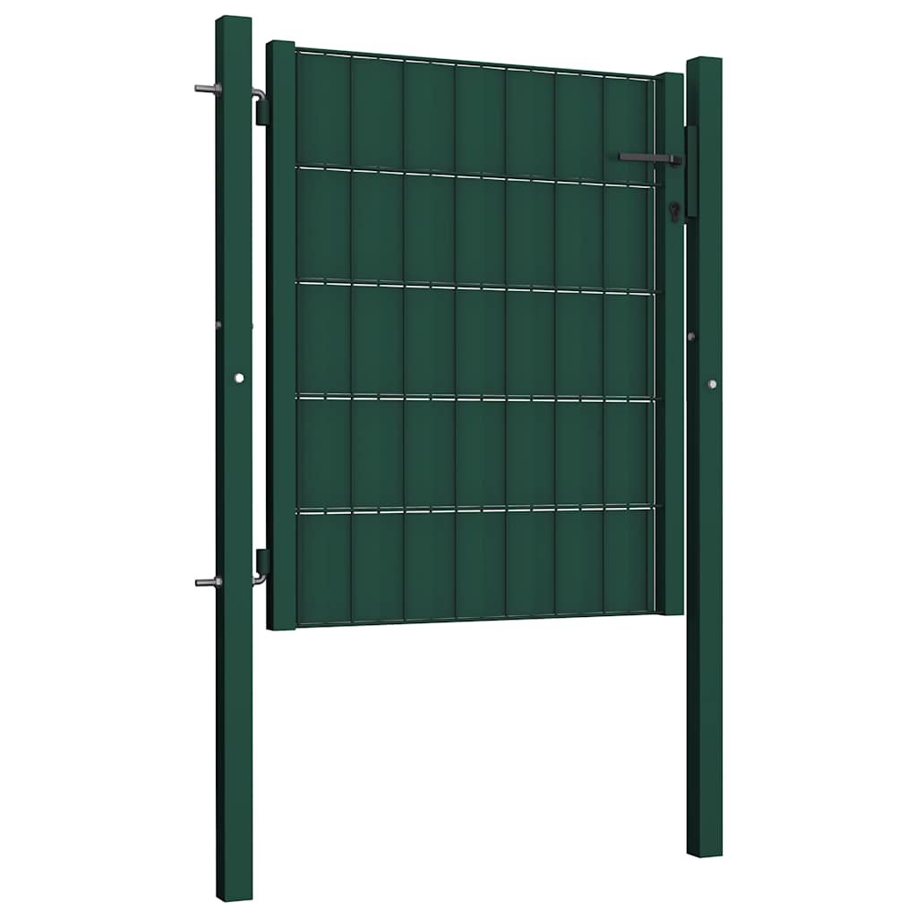 hegnslåge PVC og stål 100x100 cm grøn