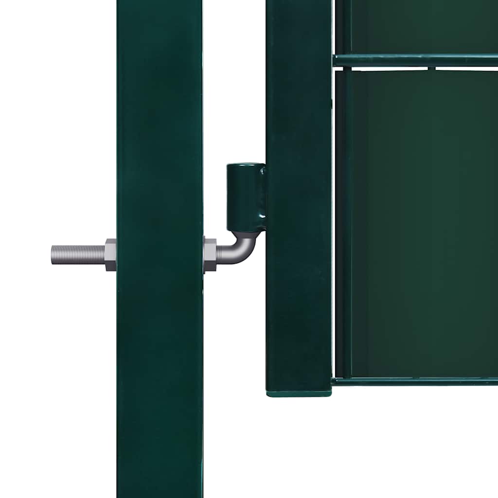 hegnslåge PVC og stål 100x204 cm grøn