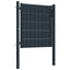 hegnslåge PVC og stål 100x100 cm antracitgrå