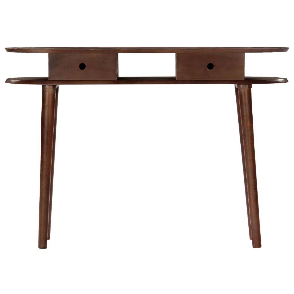 konsolbord 110x35x76 cm massivt akacietræ