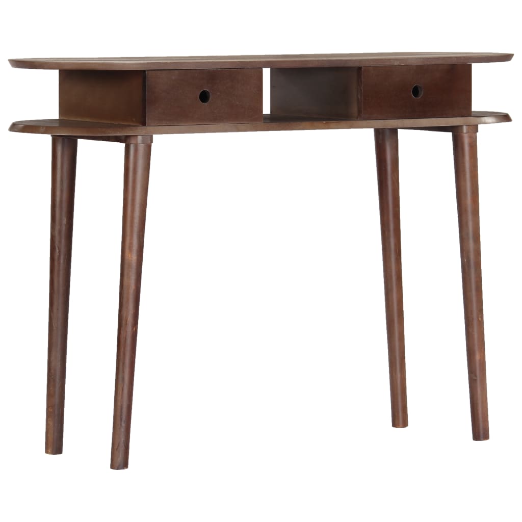 konsolbord 110x35x76 cm massivt akacietræ