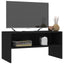 tv-bord 80x40x40 cm konstrueret træ sort