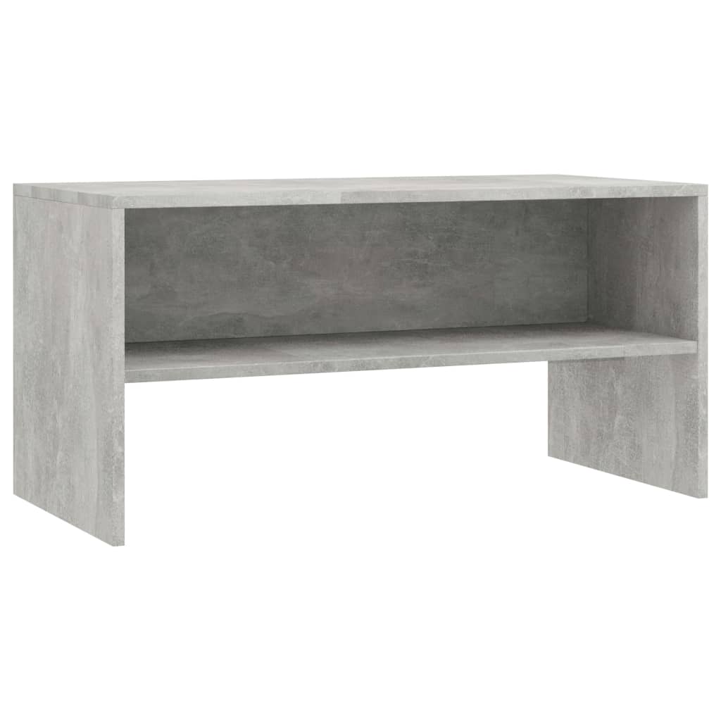 tv-bord 80x40x40 cm konstrueret træ betongrå