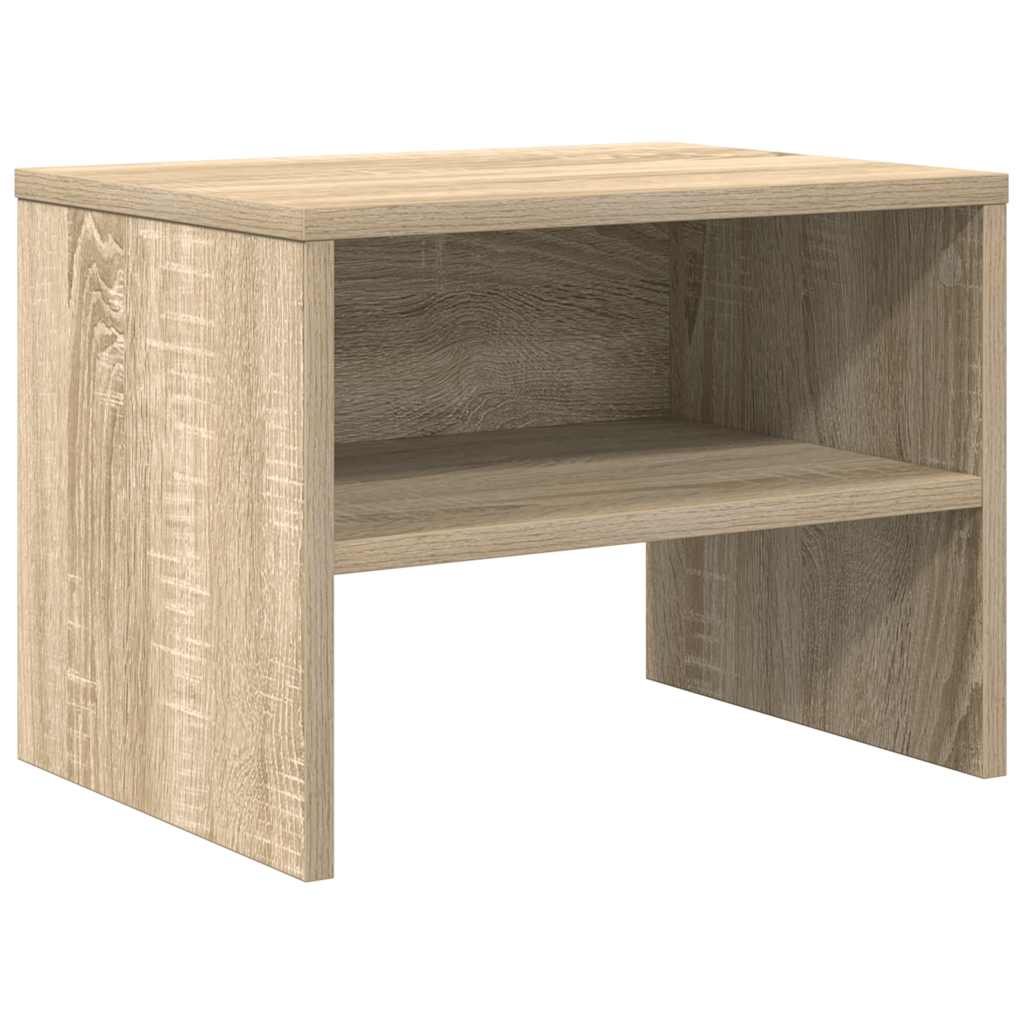 sengebord 40x30x30 cm konstrueret træ Sonoma-eg