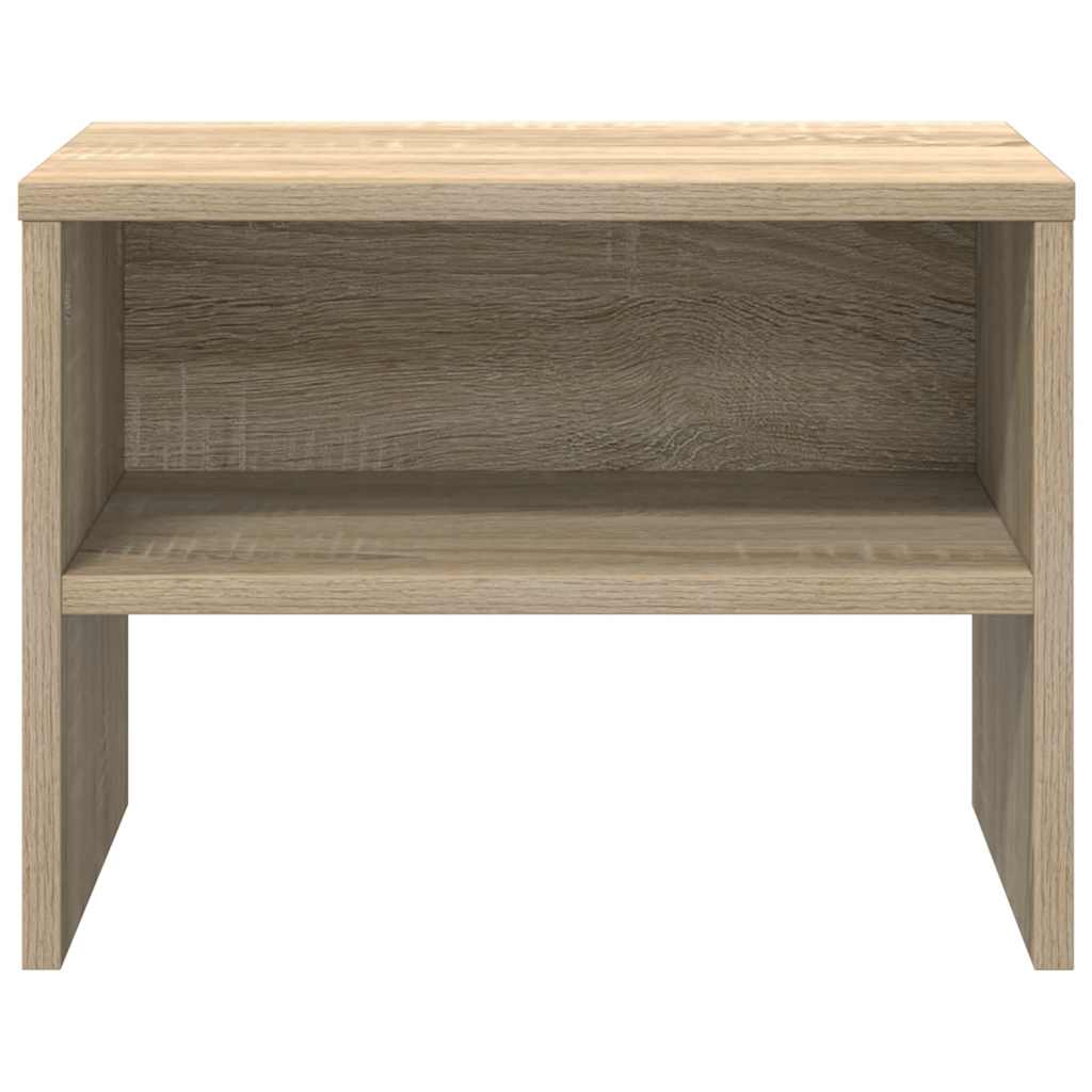 sengebord 40x30x30 cm konstrueret træ Sonoma-eg