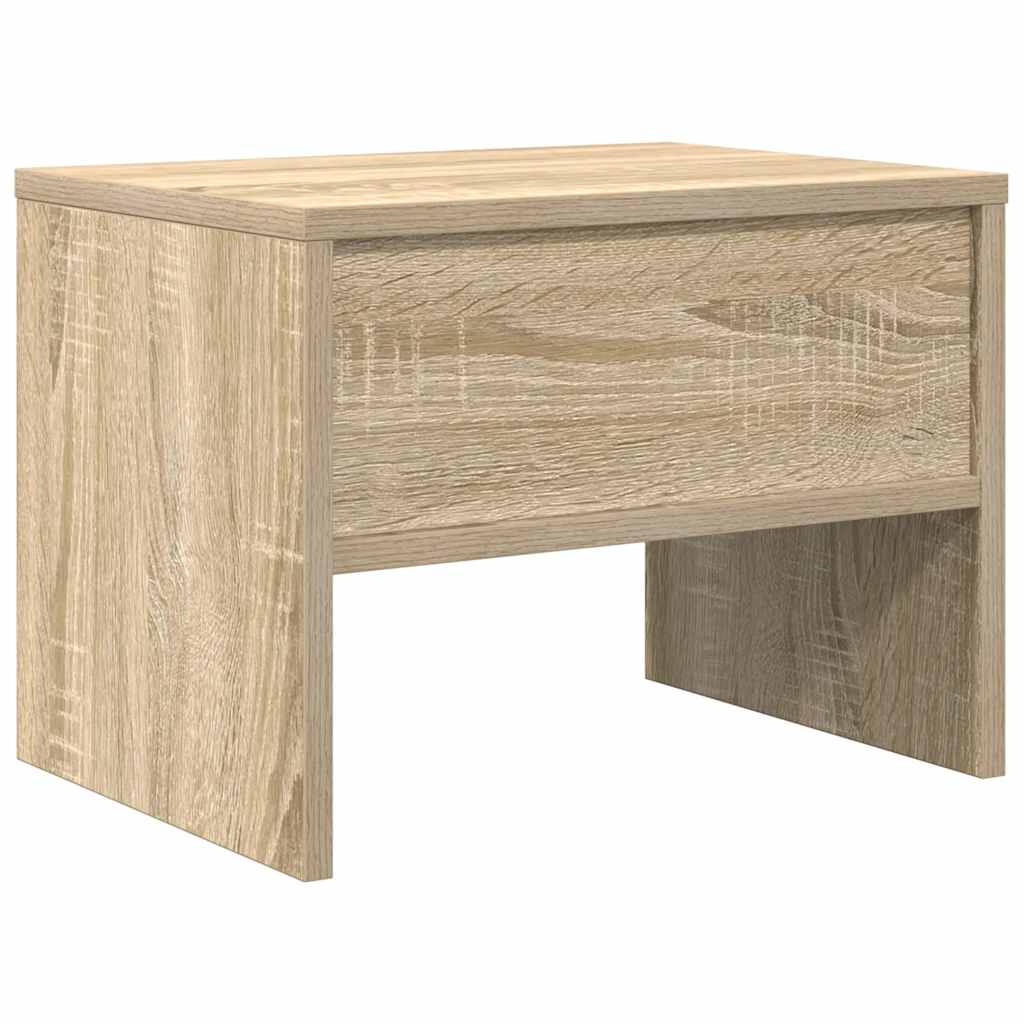 sengebord 40x30x30 cm konstrueret træ Sonoma-eg