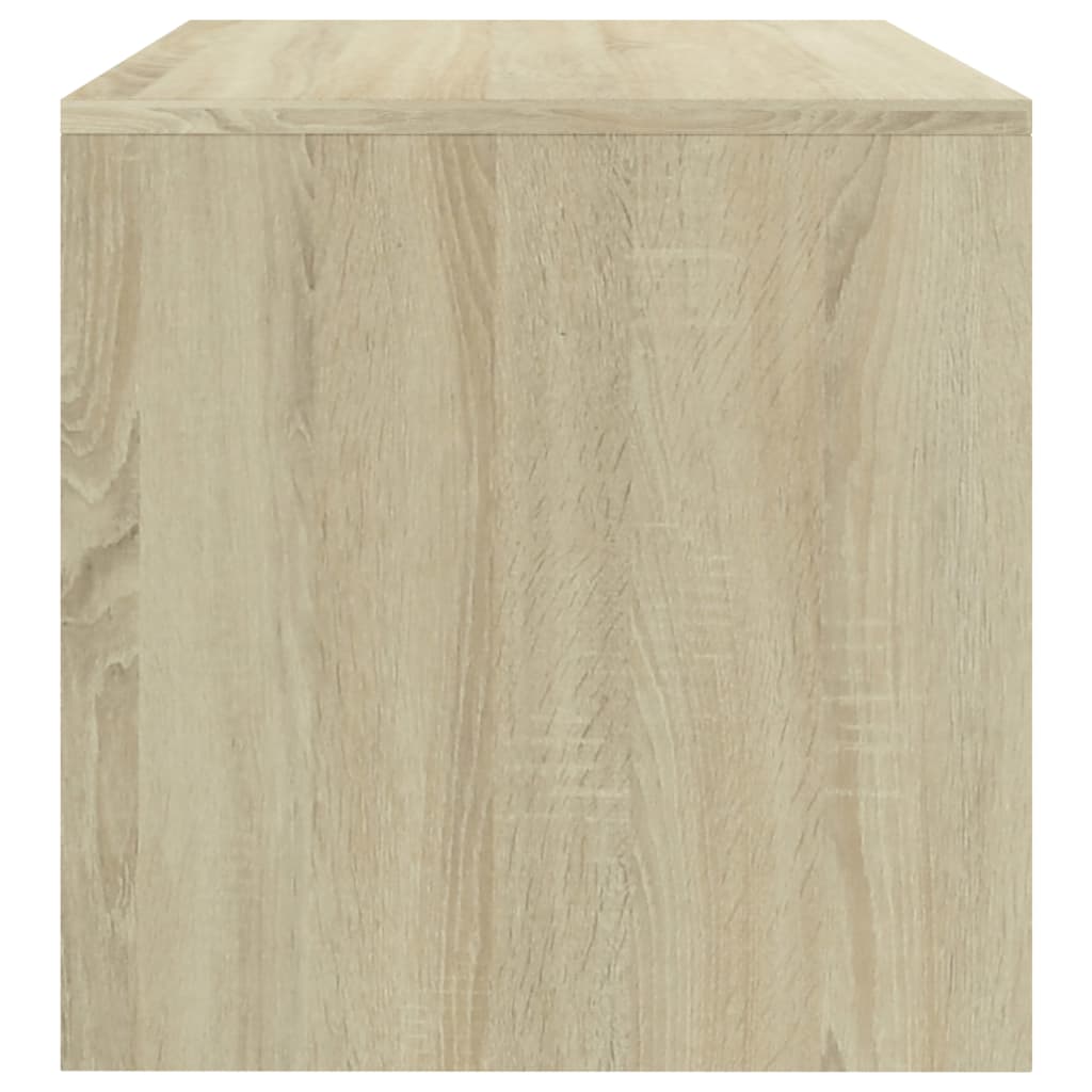 sengeborde 2 stk. 40x30x30 cm konstrueret træ Sonoma-eg
