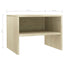 sengeborde 2 stk. 40x30x30 cm konstrueret træ Sonoma-eg