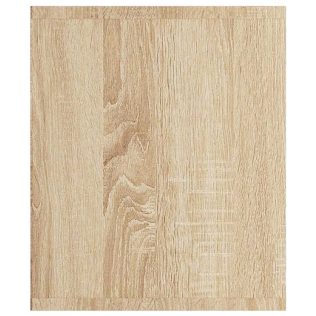 bogreol/tv-bord 36x30x143 cm konstrueret træ Sonoma-eg