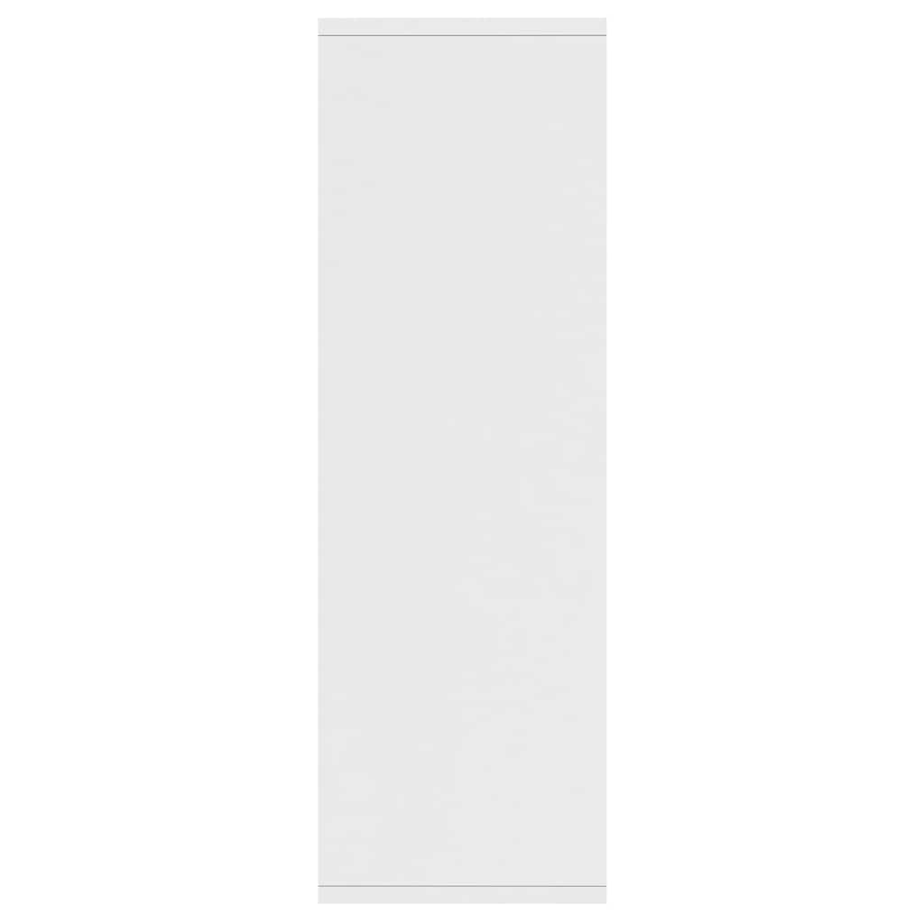 bogreol/skænk 50x25x80 cm konstrueret træ hvid