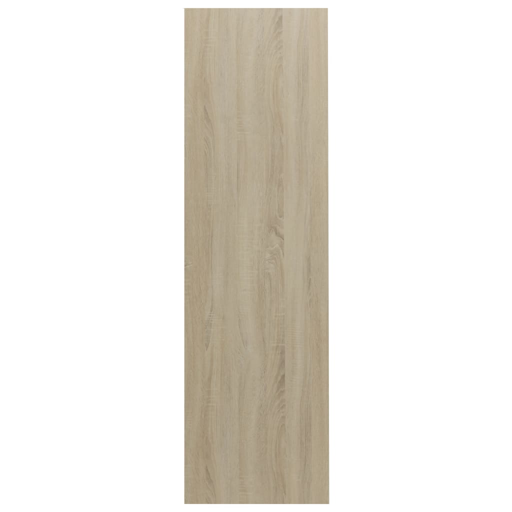 bogreol 97,5x29,5x100 cm konstrueret træ sonoma-eg