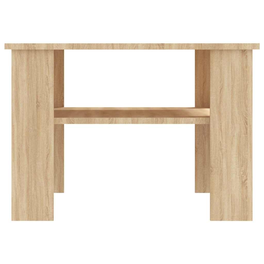 sofabord 60x60x42 cm konstrueret træ sonoma-eg