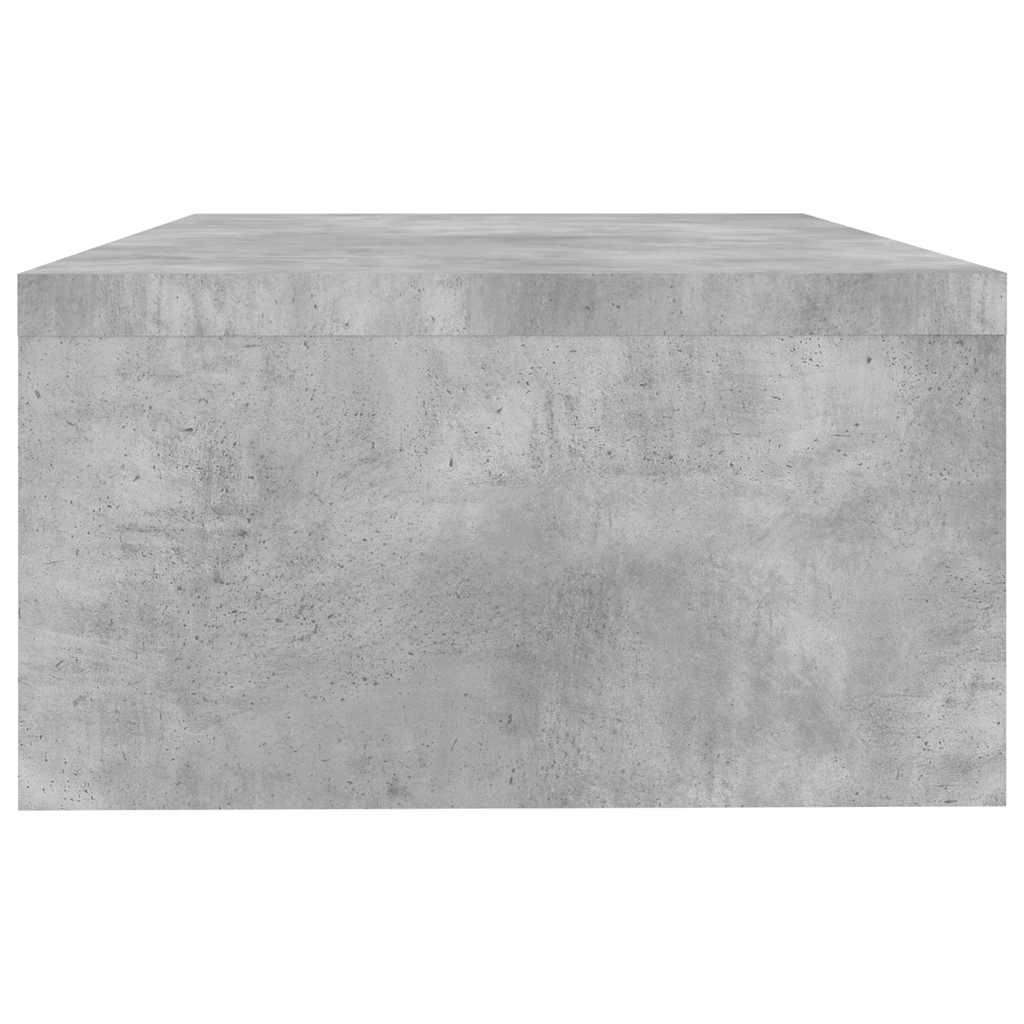 skærmstander 42 x 24 x 13 cm konstrueret træ betongrå