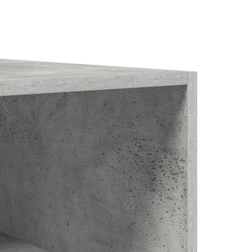 klædeskab 50x50x200 cm konstrueret træ betongrå
