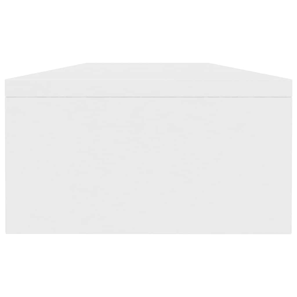 skærmstander 100x24x13 cm konstrueret træ hvid
