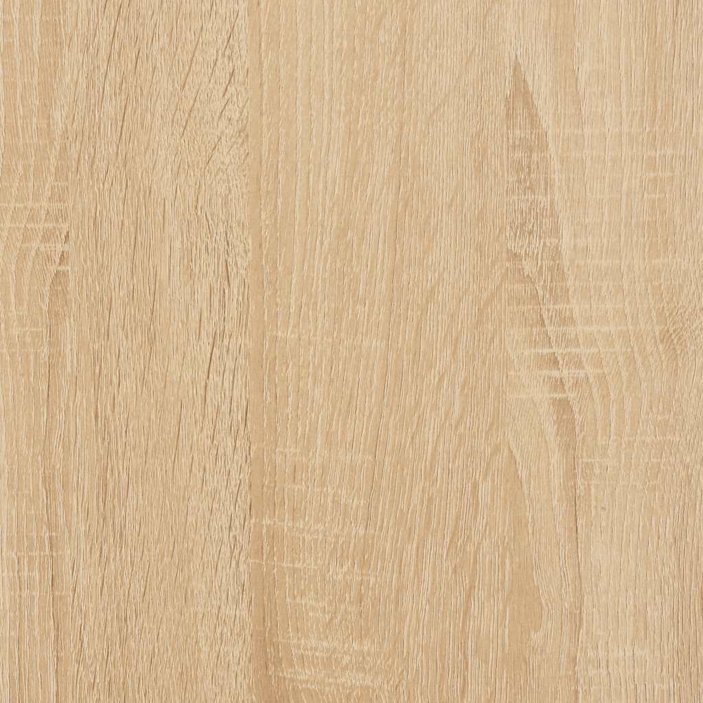 skærmstander 100x24x13 cm konstrueret træ sonoma-eg