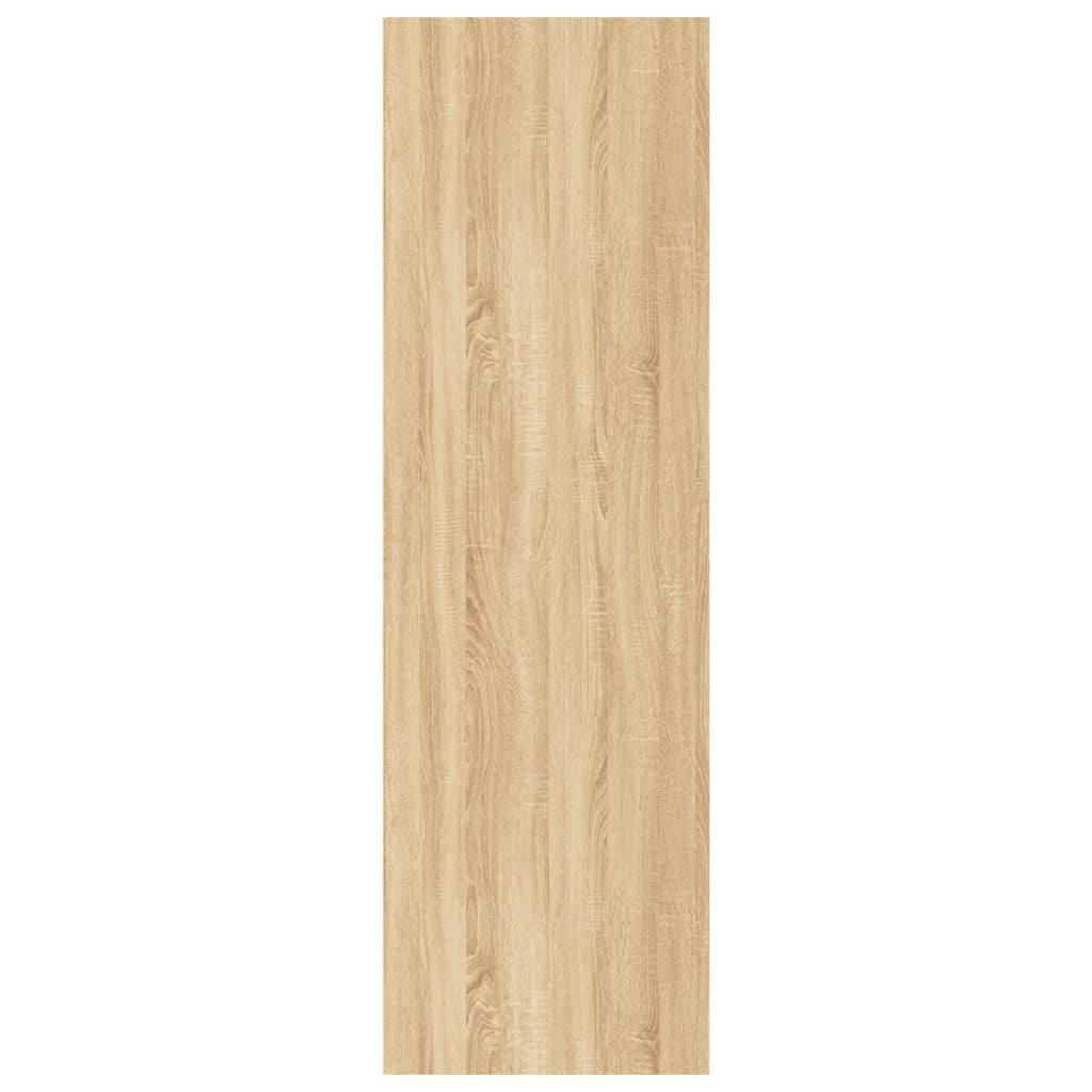 bogreol/skænk 66x30x98 cm konstrueret træ sonoma-eg