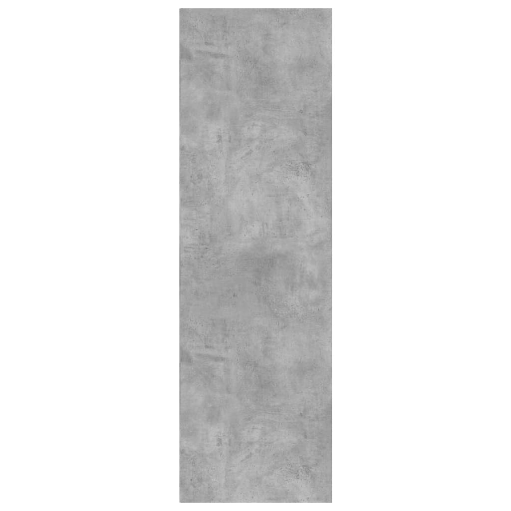 bogreol/skænk 66x30x98 cm konstrueret træ betongrå