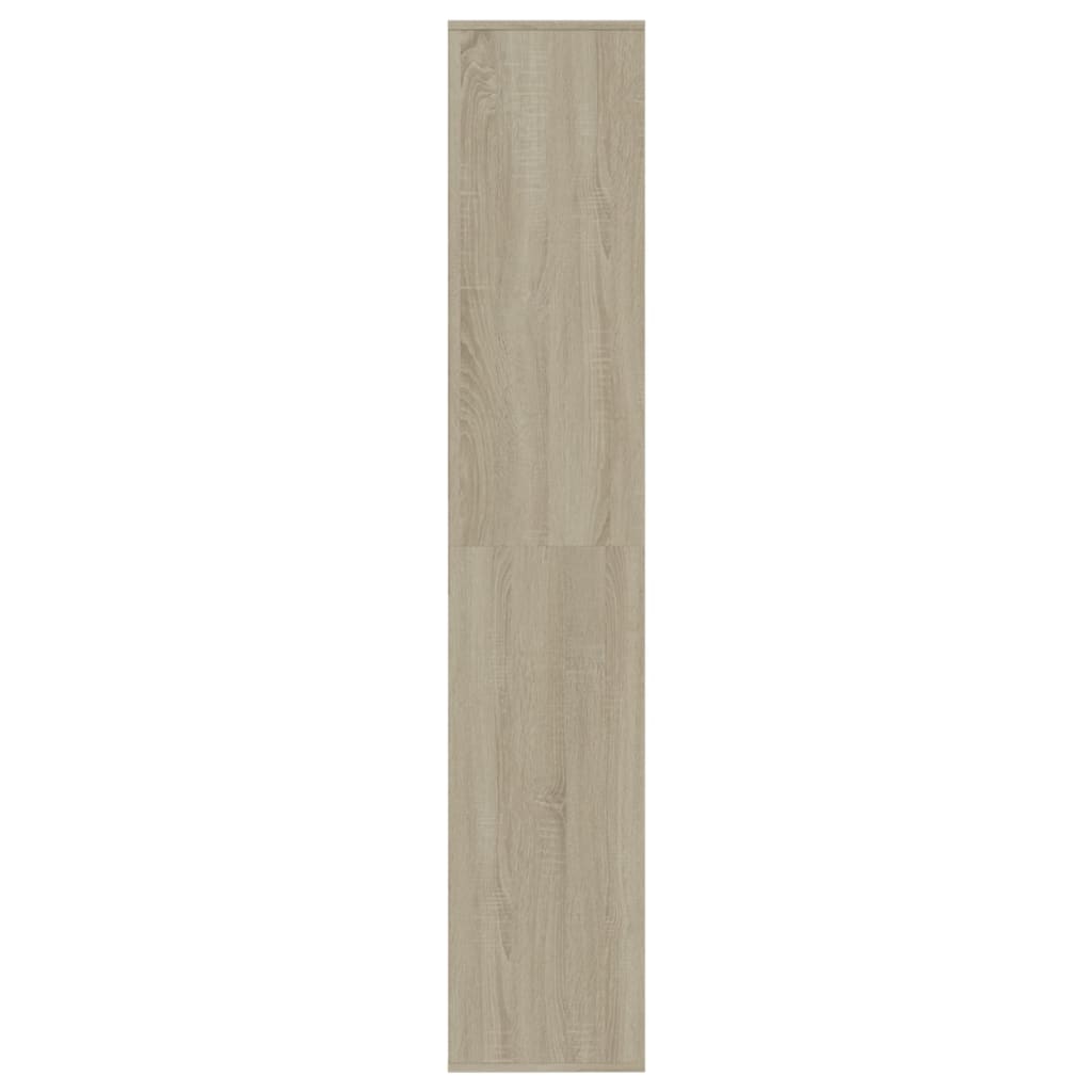 skoskab 54x34x183 cm konstrueret træ sonoma-eg