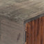 konsolbord 120 x 35 x 75 cm massivt ru mangotræ grå